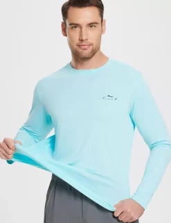 Baleaf Upf 50+ Fishing T-Shirt^Men Long-Sleeved Shirts