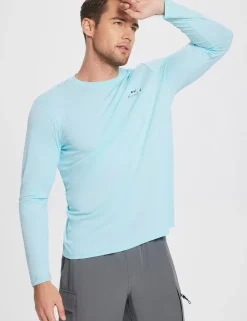 Baleaf Upf 50+ Fishing T-Shirt^Men Long-Sleeved Shirts