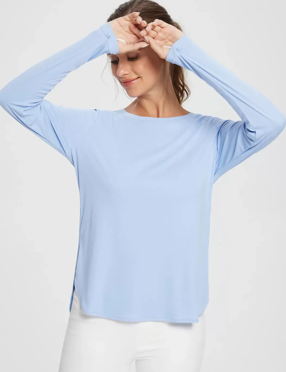 Baleaf Upf 50+ Lightweight Sun Shirts^Women Long-Sleeved
