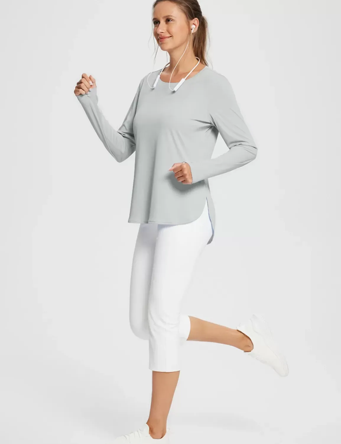 Baleaf Upf 50+ Lightweight Sun Shirts^Women Long-Sleeved