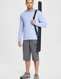 Baleaf Upf 50+ Long-Sleeve Fishing Hoodie^Men Long-Sleeved Shirts