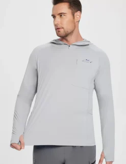 Baleaf Upf 50+ Long-Sleeve Fishing Hoodie^Men Long-Sleeved Shirts