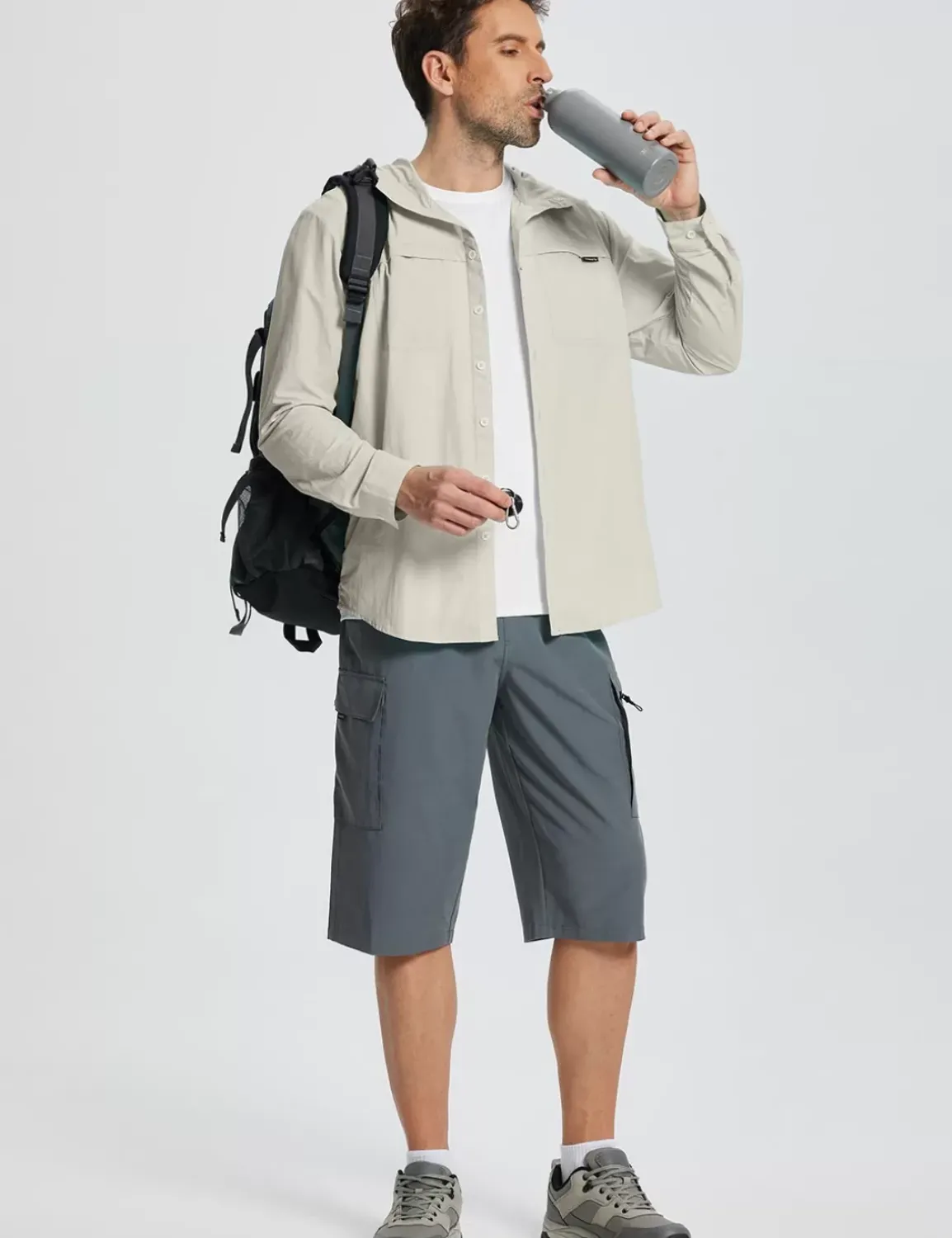 Baleaf Upf 50+ Long-Sleeve Sun Hoodie^Men Upf 50+