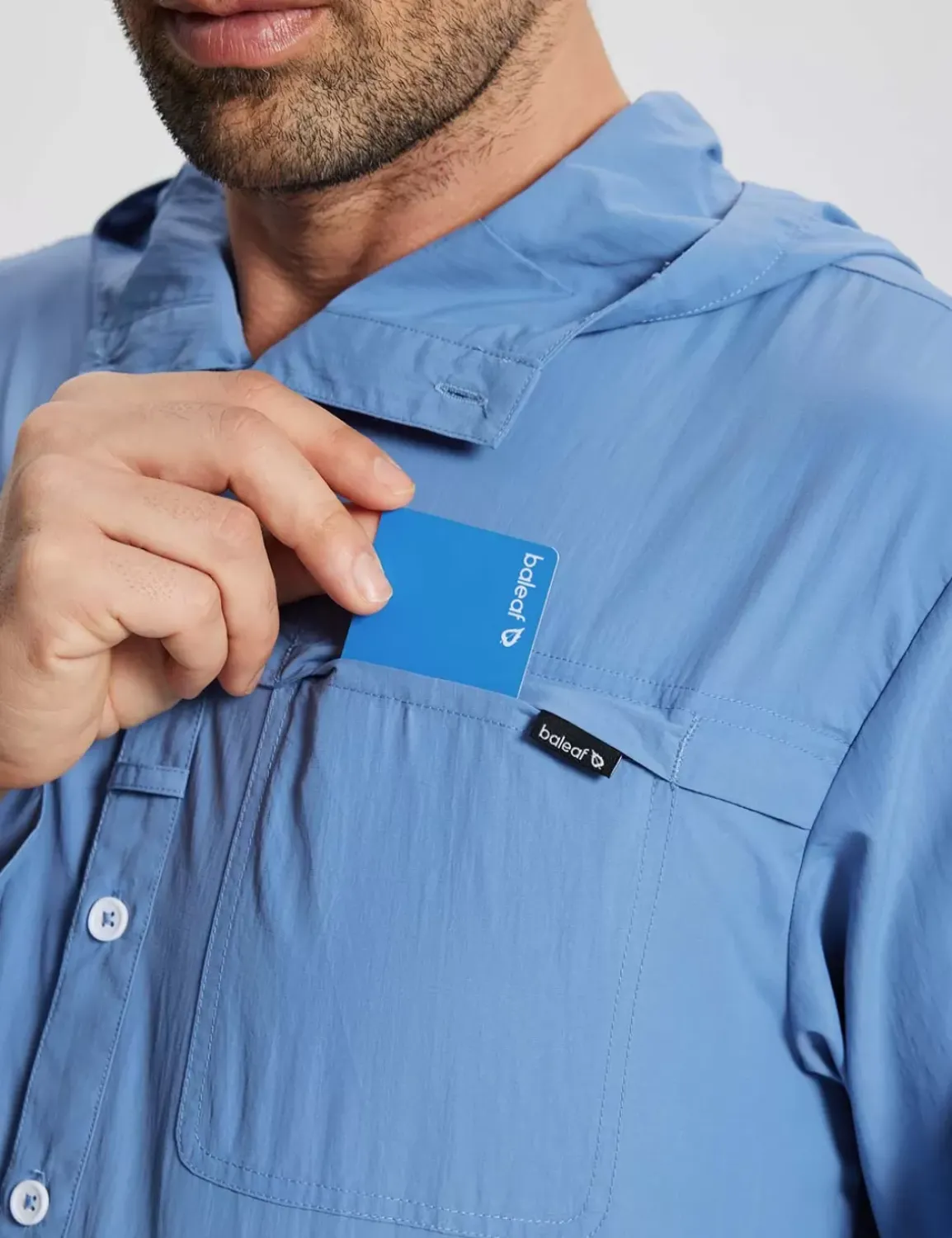 Baleaf Upf 50+ Long-Sleeve Sun Hoodie^Men Upf 50+