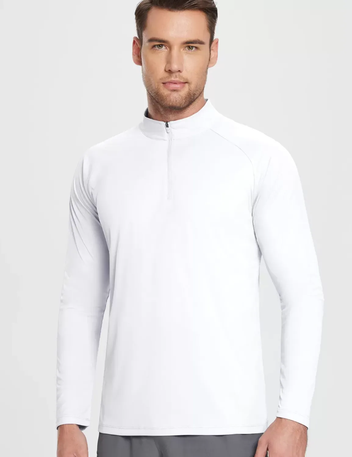 Baleaf Upf 50+ Quarter Zip Sun Shirts^Men Long-Sleeved Shirts