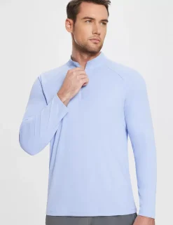 Baleaf Upf 50+ Quarter Zip Sun Shirts^Men Upf 50+