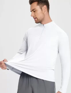 Baleaf Upf 50+ Quarter Zip Sun Shirts^Men Upf 50+