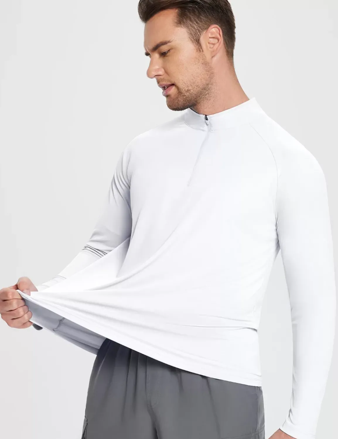 Baleaf Upf 50+ Quarter Zip Sun Shirts^Men Upf 50+