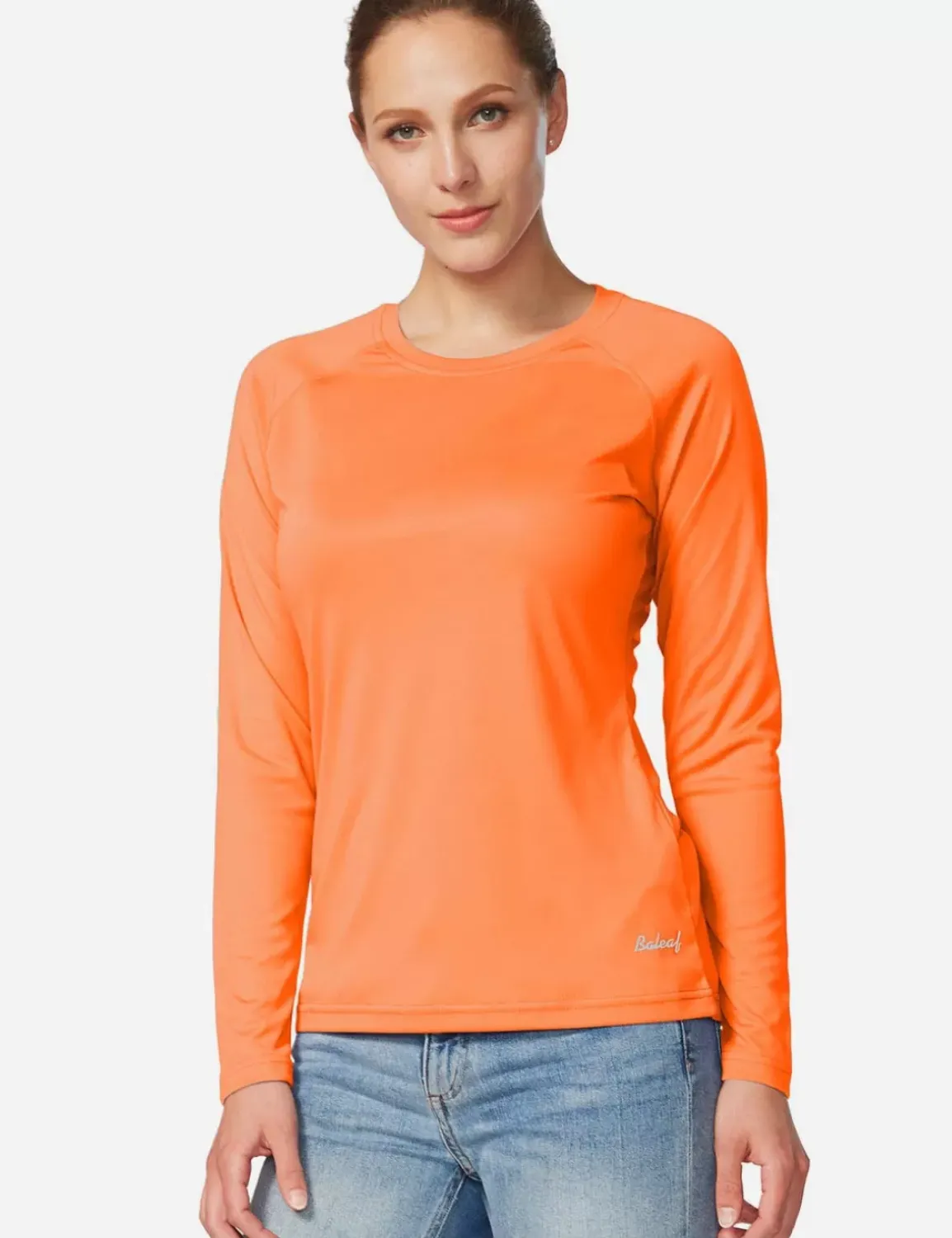 Baleaf Upf50+ Crew Neck Sun Shirt^Women Upf50+