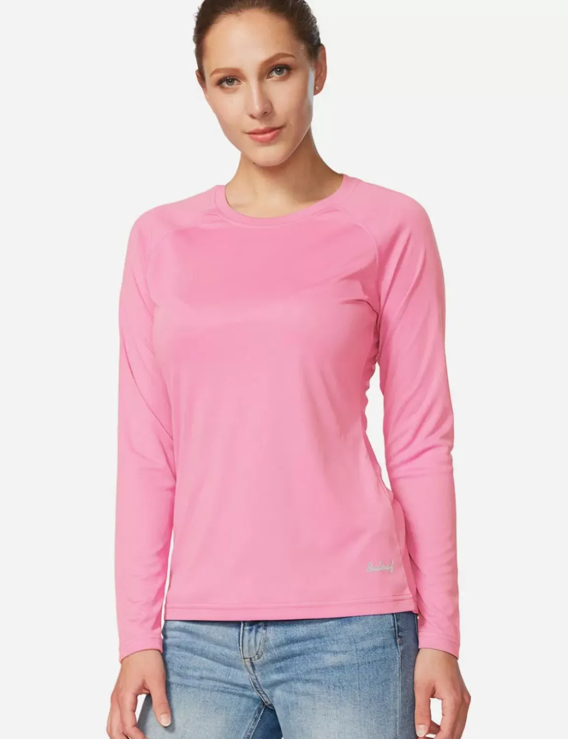 Baleaf Upf50+ Crew Neck Sun Shirt^Women Upf50+