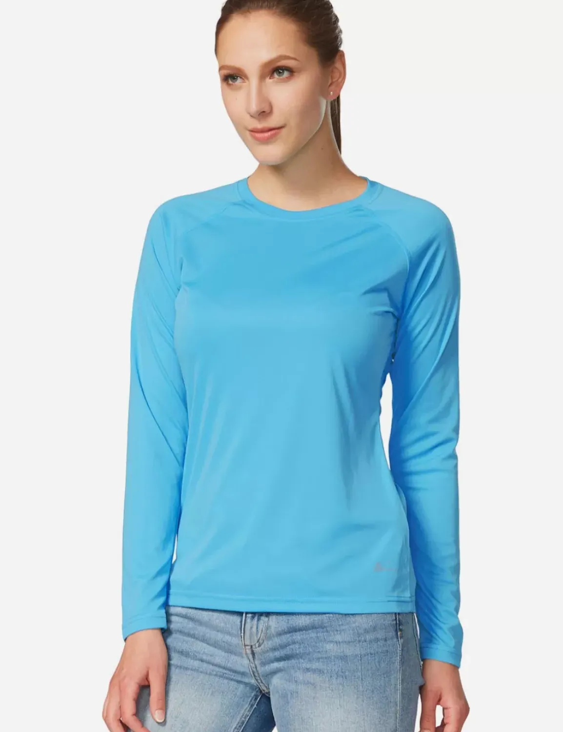 Baleaf Upf50+ Crew Neck Sun Shirt^Women Upf50+