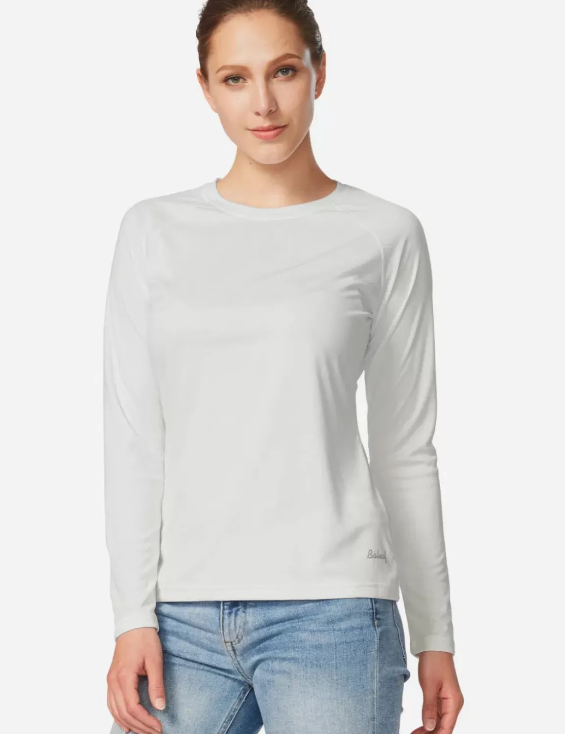 Baleaf Upf50+ Crew Neck Sun Shirt^Women Upf50+