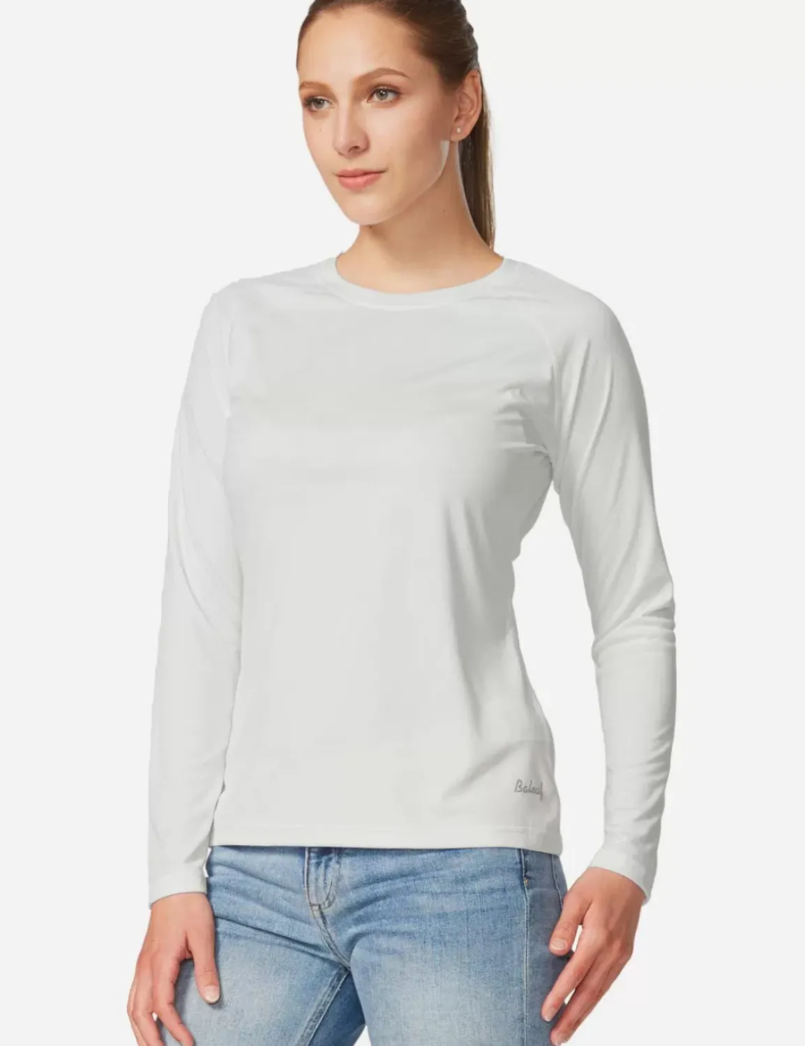 Baleaf Upf50+ Crew Neck Sun Shirt^Women Upf50+