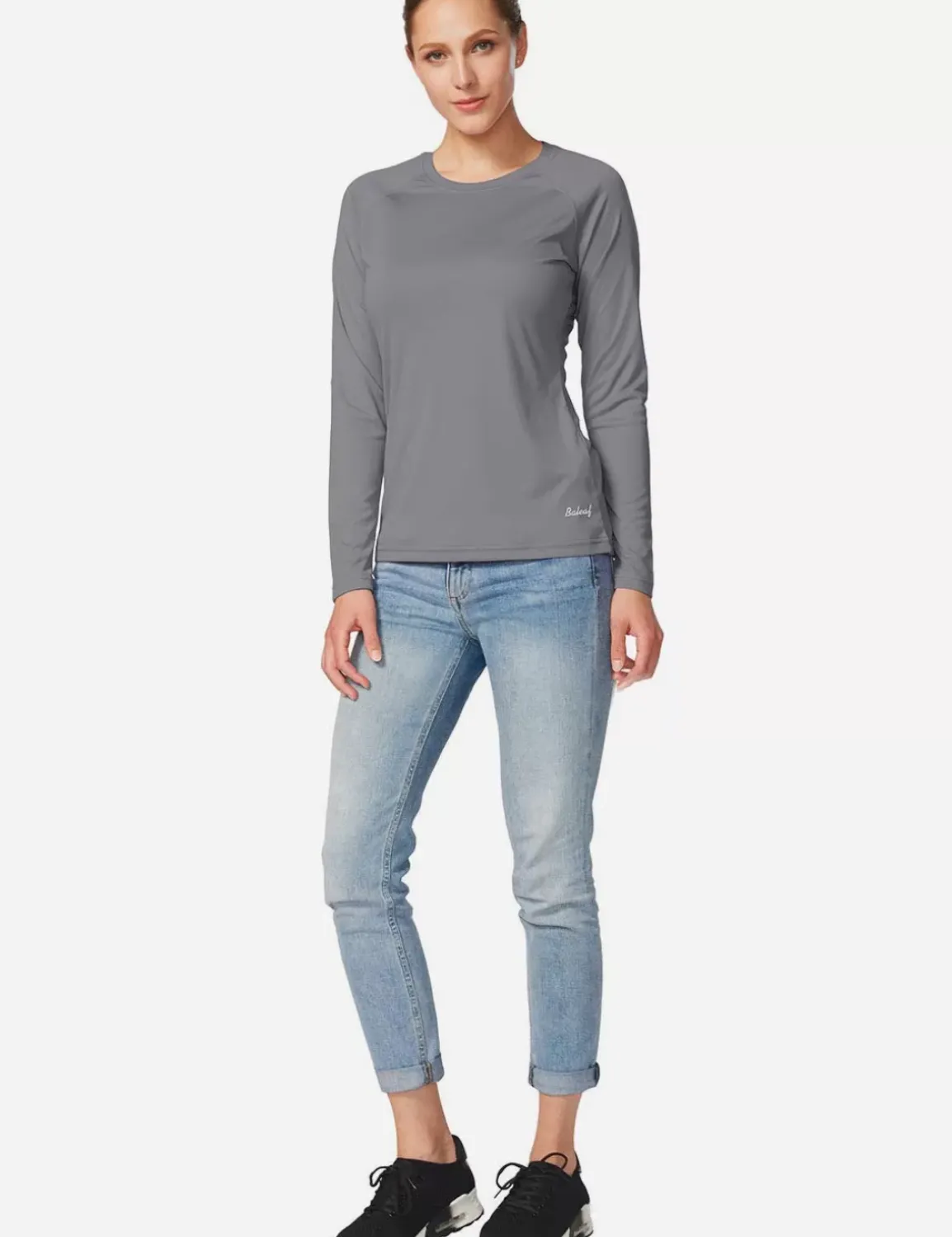 Baleaf Upf50+ Crew Neck Sun Shirt^Women Upf50+
