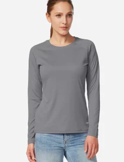 Baleaf Upf50+ Crew Neck Sun Shirt^Women Upf50+