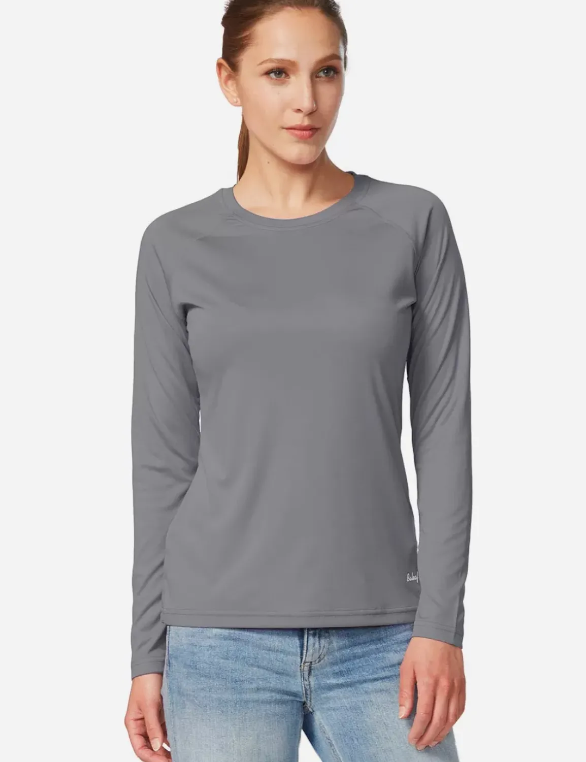 Baleaf Upf50+ Crew Neck Sun Shirt^Women Upf50+