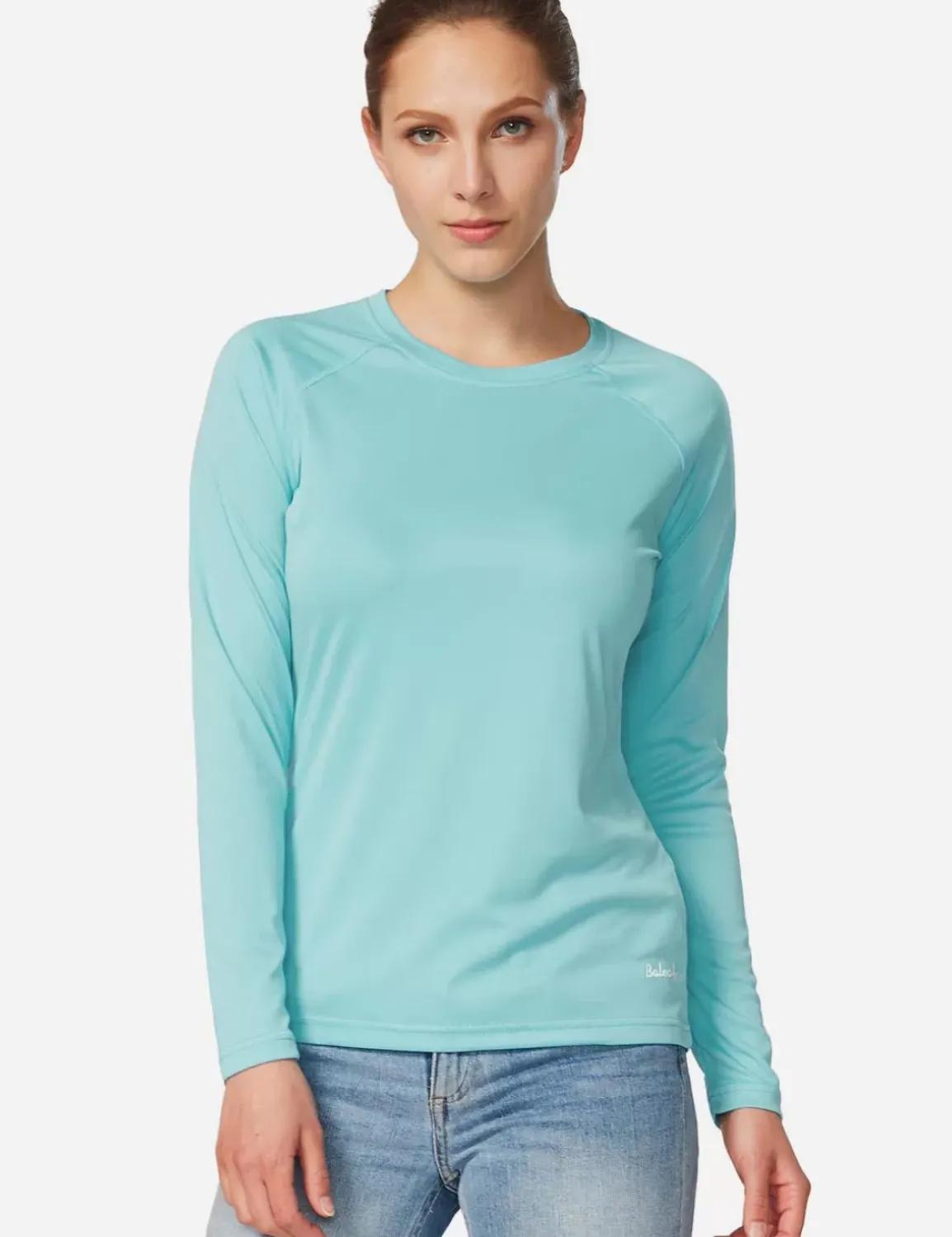 Baleaf Upf50+ Crew Neck Sun Shirt^Women Upf50+