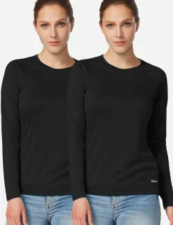 Baleaf Upf50+ Crew Neck Sun Shirt (2 Pack)^Women Long-Sleeved