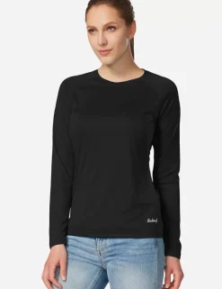Baleaf Upf50+ Crew Neck Sun Shirt^Women Long-Sleeved