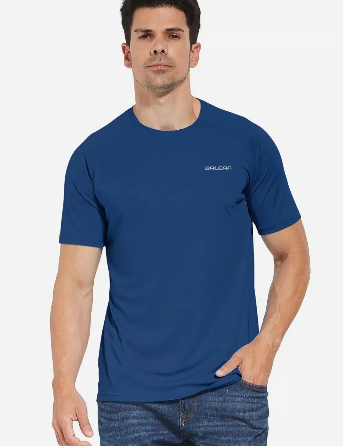 Baleaf Upf50+ Crew-Neck Tee^Men Upf 50+