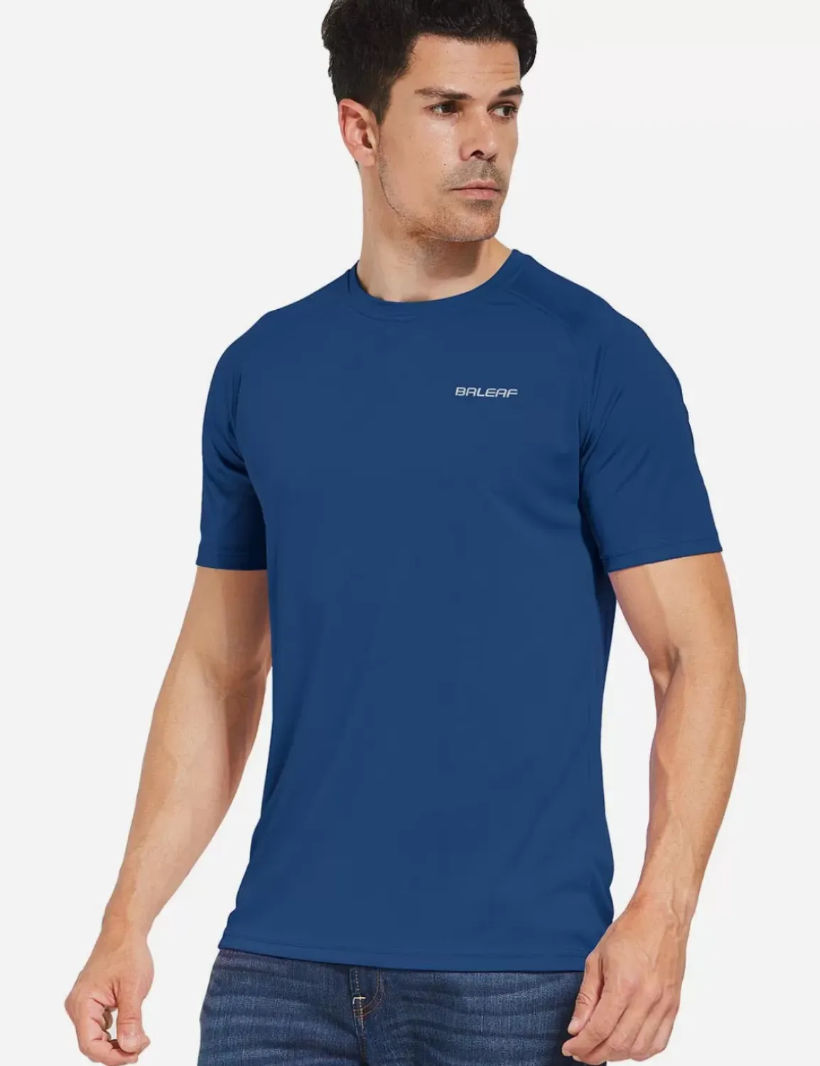 Baleaf Upf50+ Crew-Neck Tee^Men Upf 50+