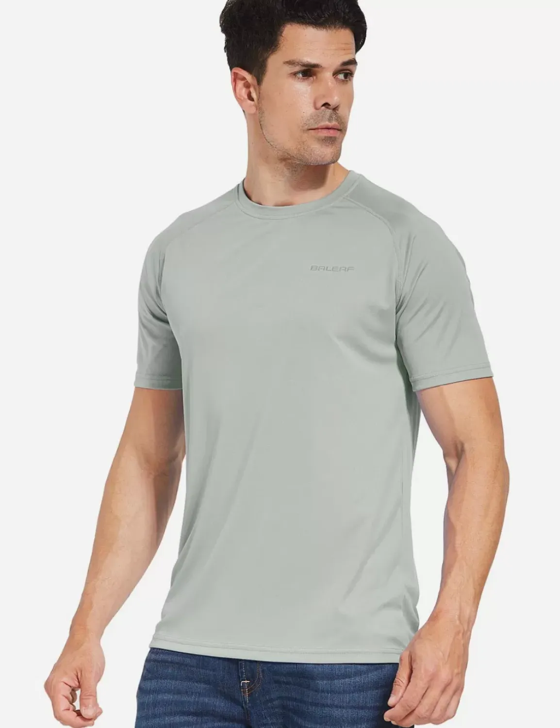 Baleaf Upf50+ Crew-Neck Tee^Men Upf 50+
