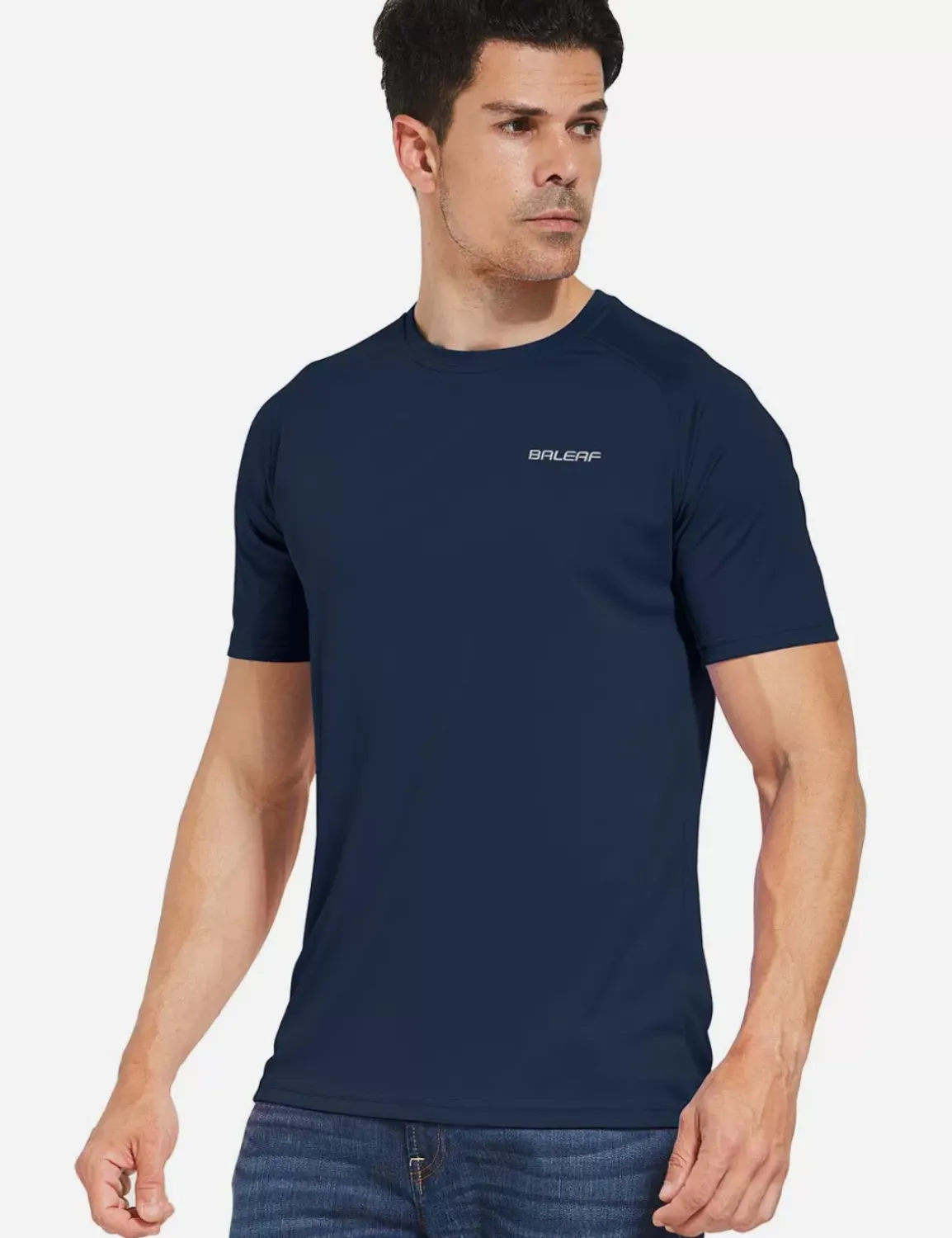 Baleaf Upf50+ Crew-Neck Tee^Men Upf 50+
