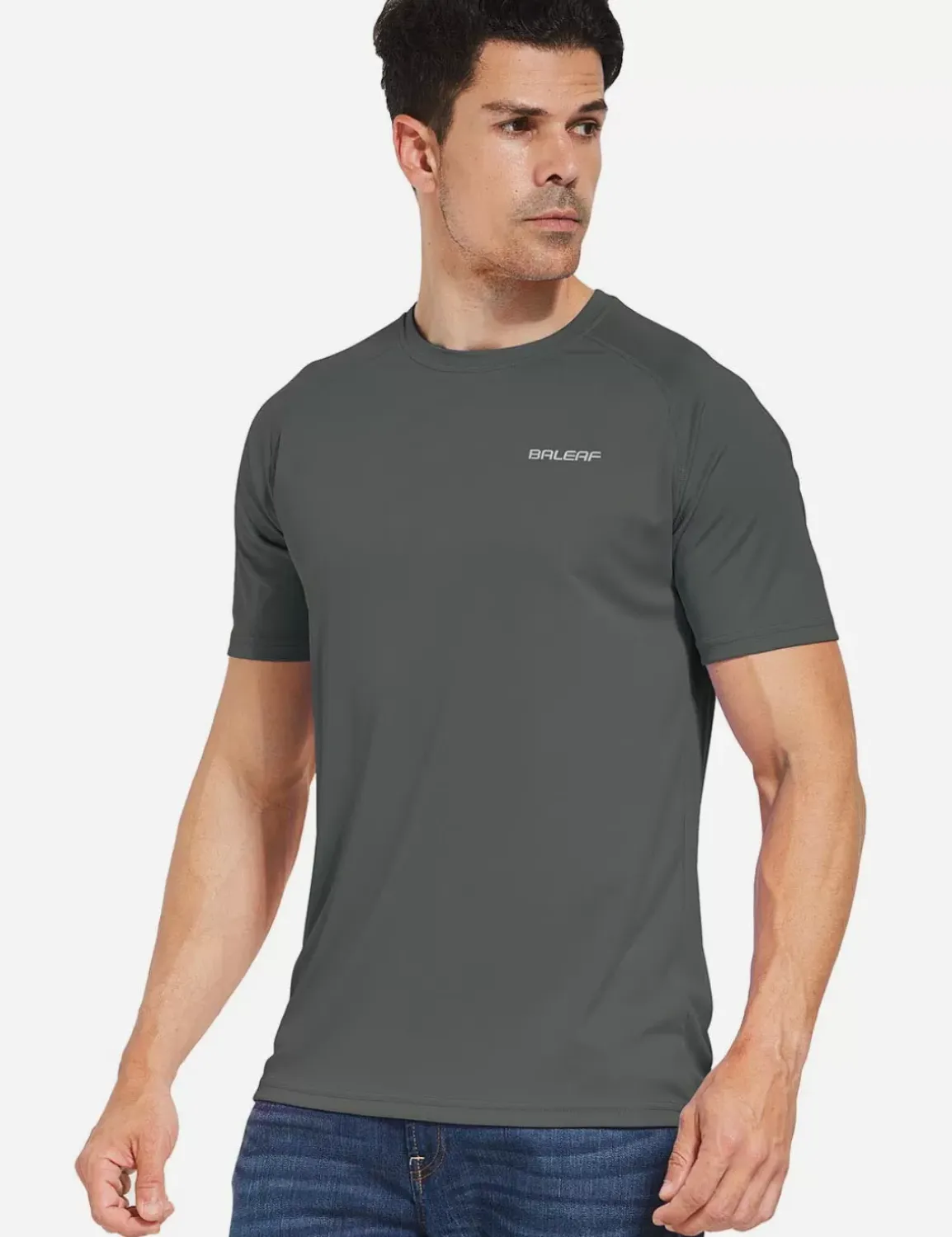 Baleaf Upf50+ Crew-Neck Tee^Men Upf 50+