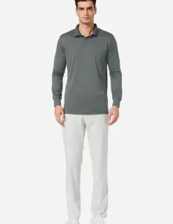 Baleaf Upf50+ Polo Shirt^Men Long-Sleeved Shirts