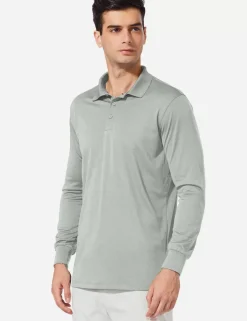 Baleaf Upf50+ Polo Shirt^Men Long-Sleeved Shirts