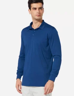 Baleaf Upf50+ Polo Shirt^Men Long-Sleeved Shirts