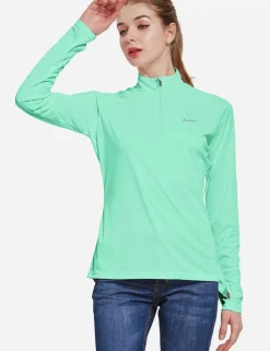 Baleaf Upf50+ Quarter Zip Pullover^Women Upf50+