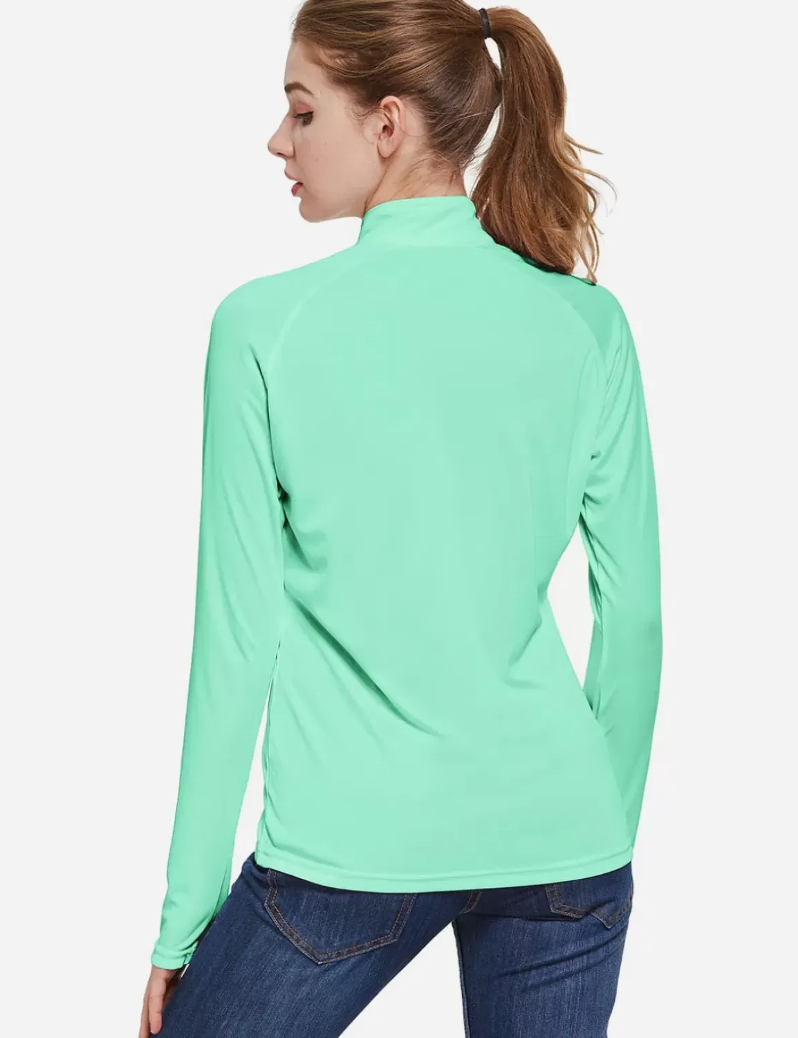 Baleaf Upf50+ Quarter Zip Pullover^Women Upf50+