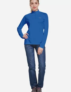 Baleaf Upf50+ Quarter Zip Pullover^Women Upf50+