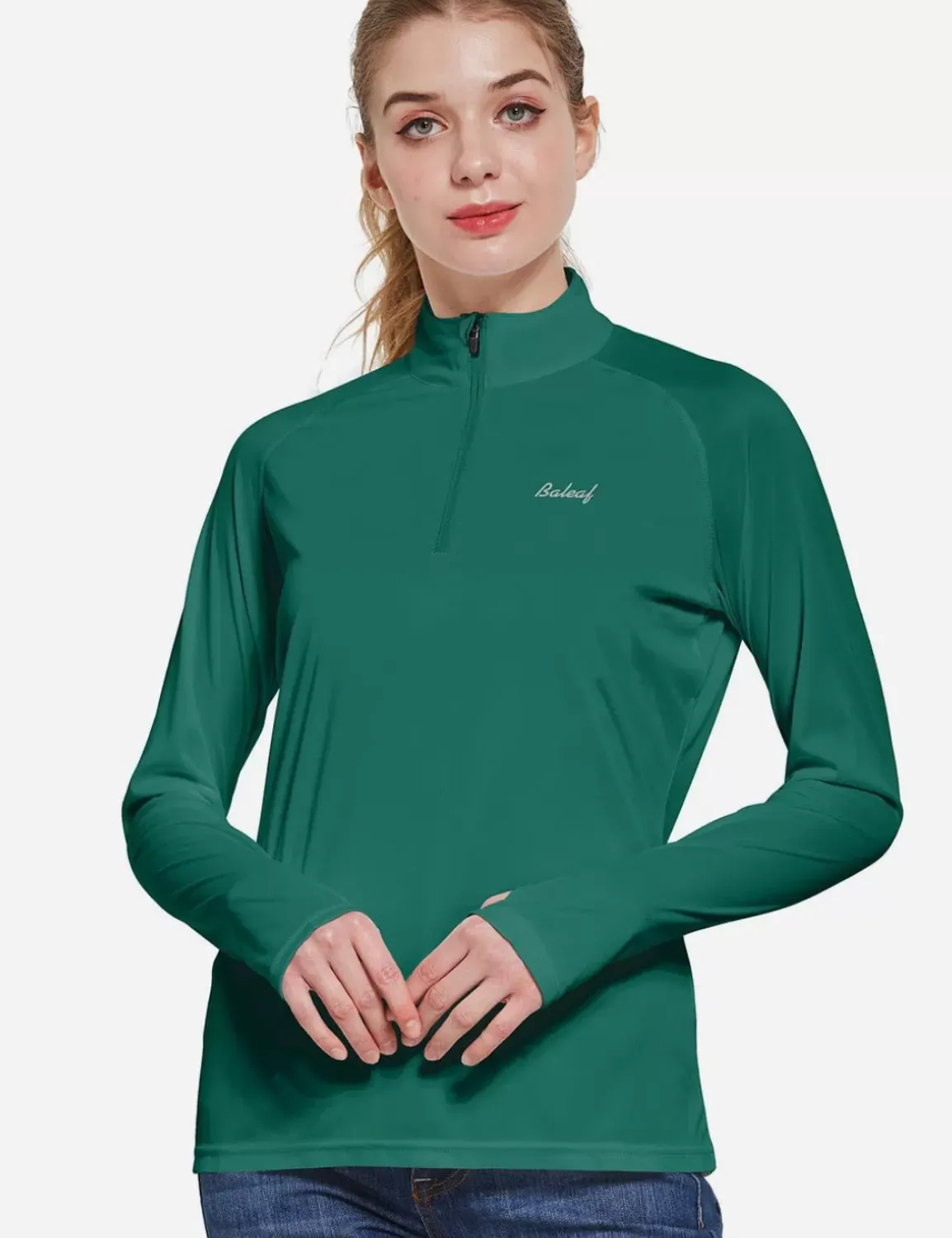 Baleaf Upf50+ Quarter Zip Pullover^Women Upf50+