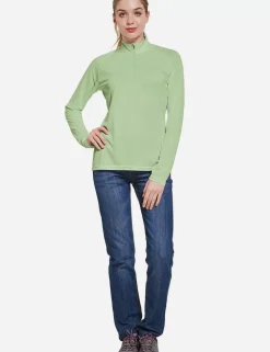 Baleaf Upf50+ Quarter Zip Pullover^Women Long-Sleeved
