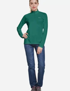 Baleaf Upf50+ Quarter Zip Pullover^Women Long-Sleeved