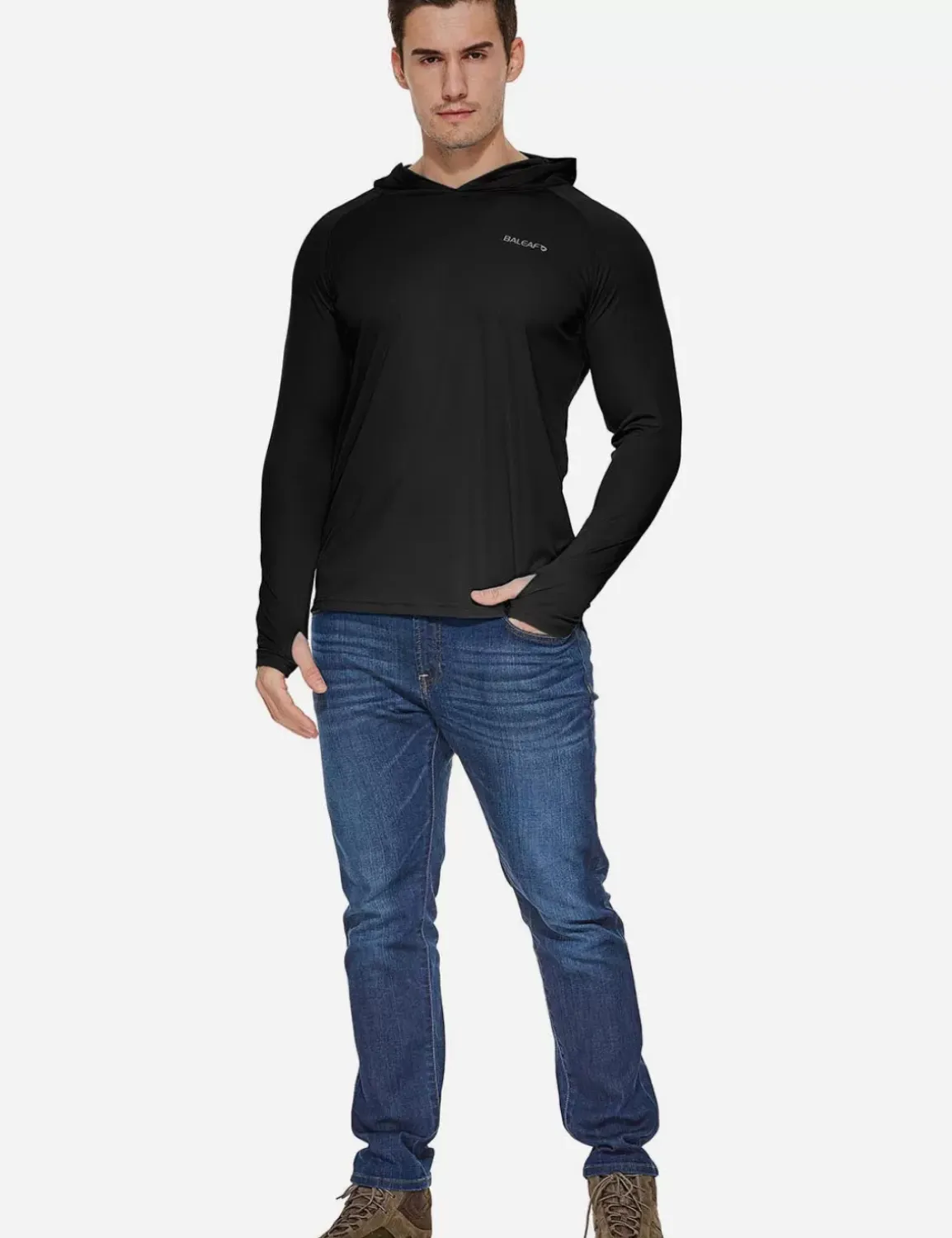 Baleaf Upf50+ Sun Hoodie^Men Long-Sleeved Shirts