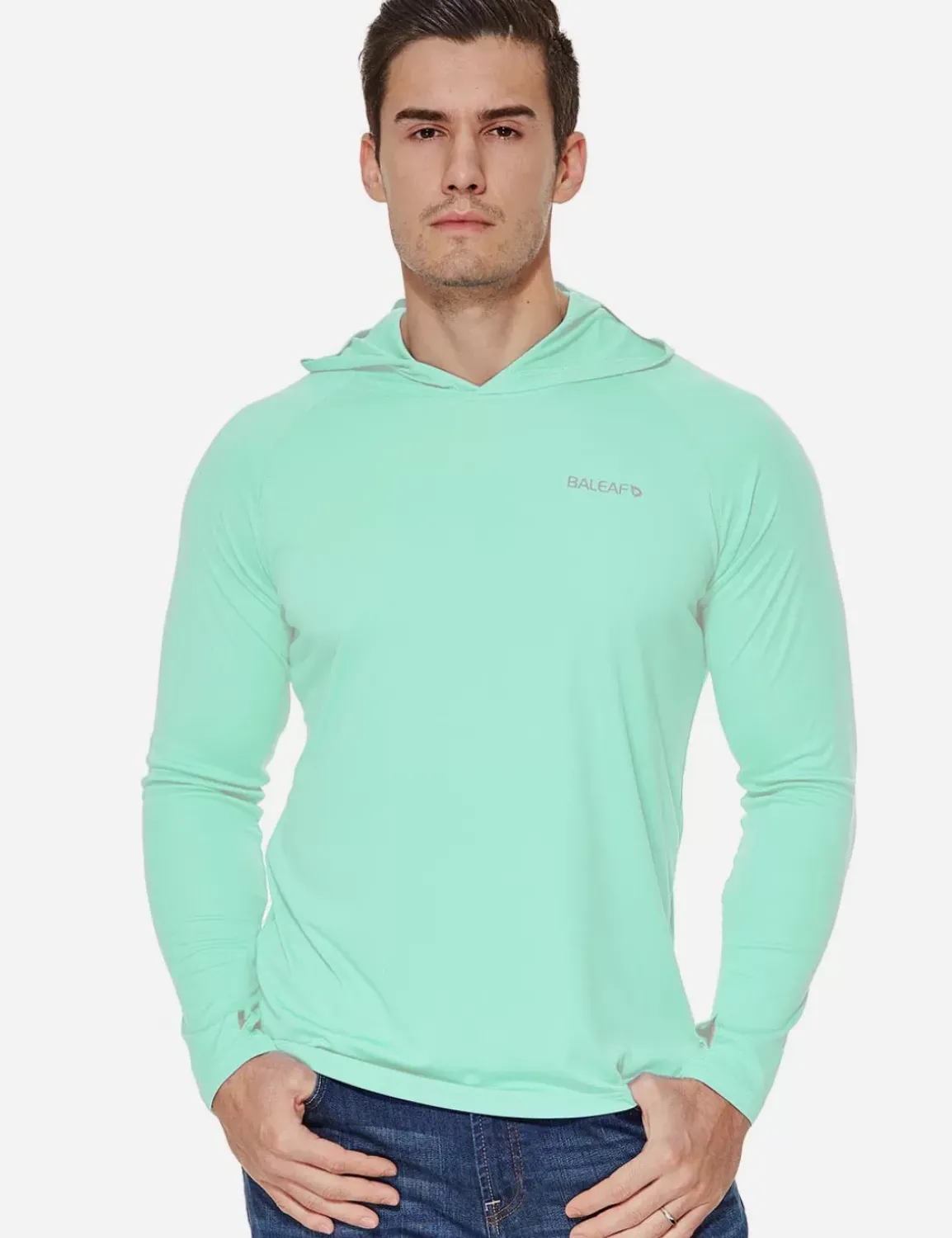 Baleaf Upf50+ Sun Hoodie^Men Long-Sleeved Shirts