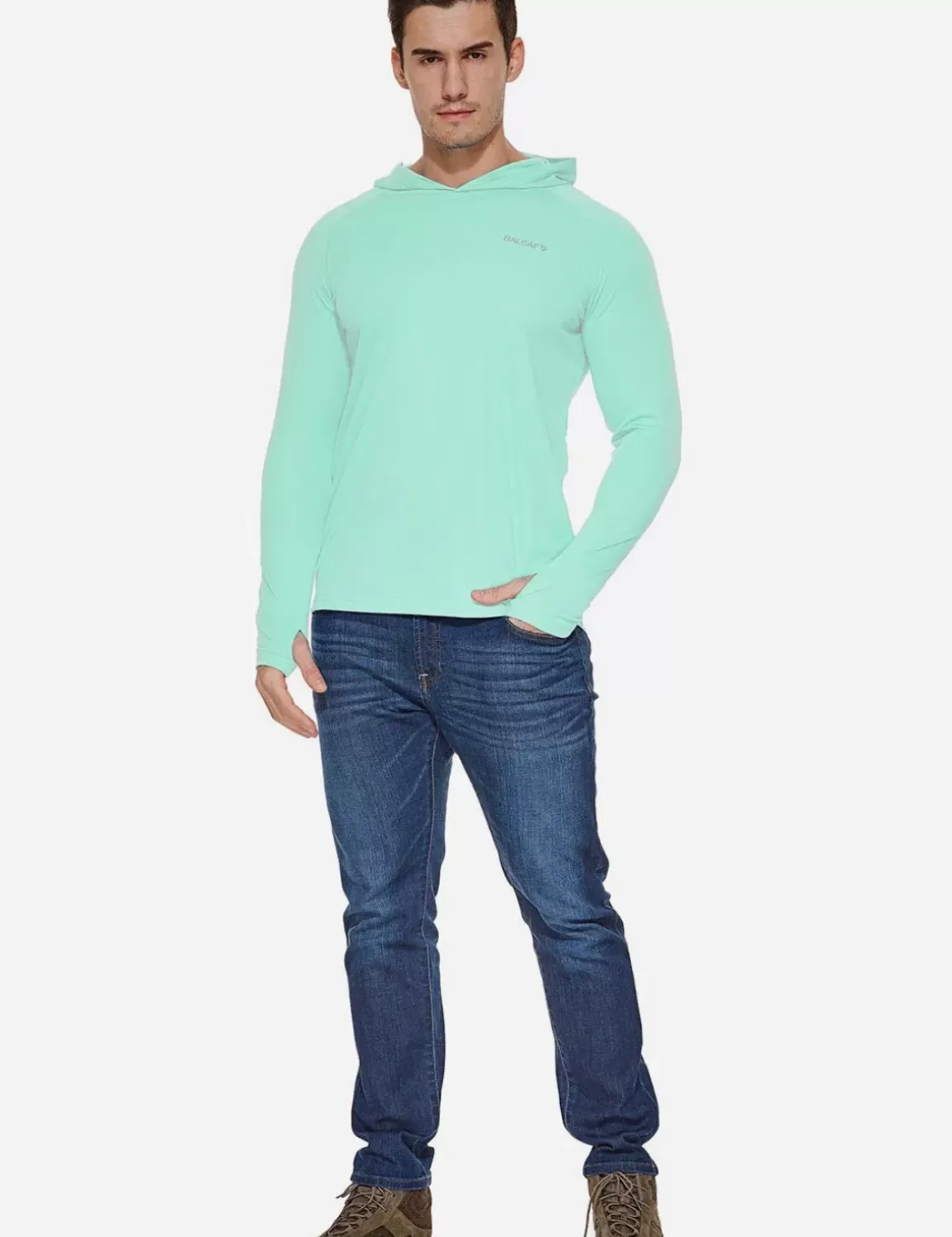Baleaf Upf50+ Sun Hoodie^Men Long-Sleeved Shirts