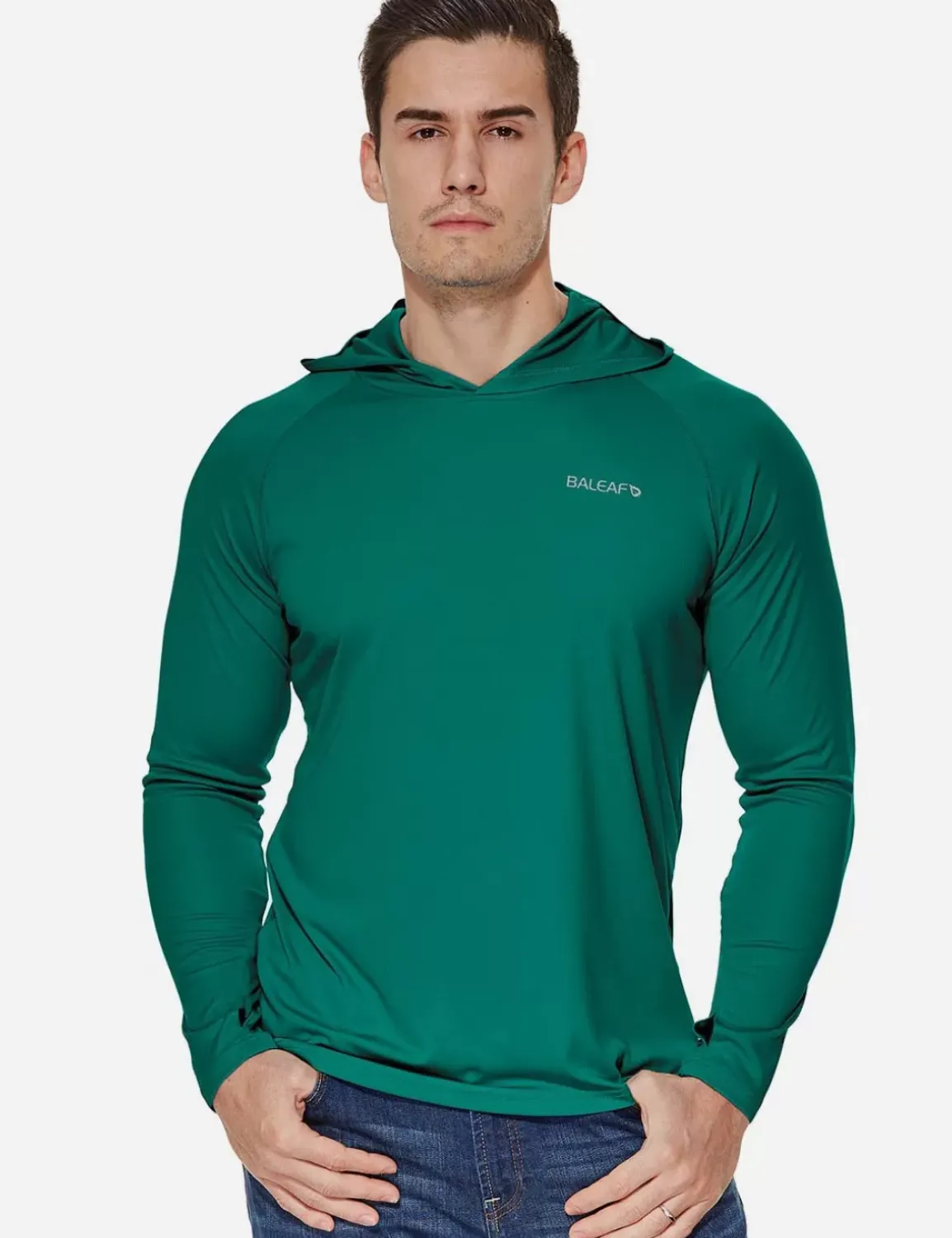 Baleaf Upf50+ Sun Hoodie^Men Long-Sleeved Shirts
