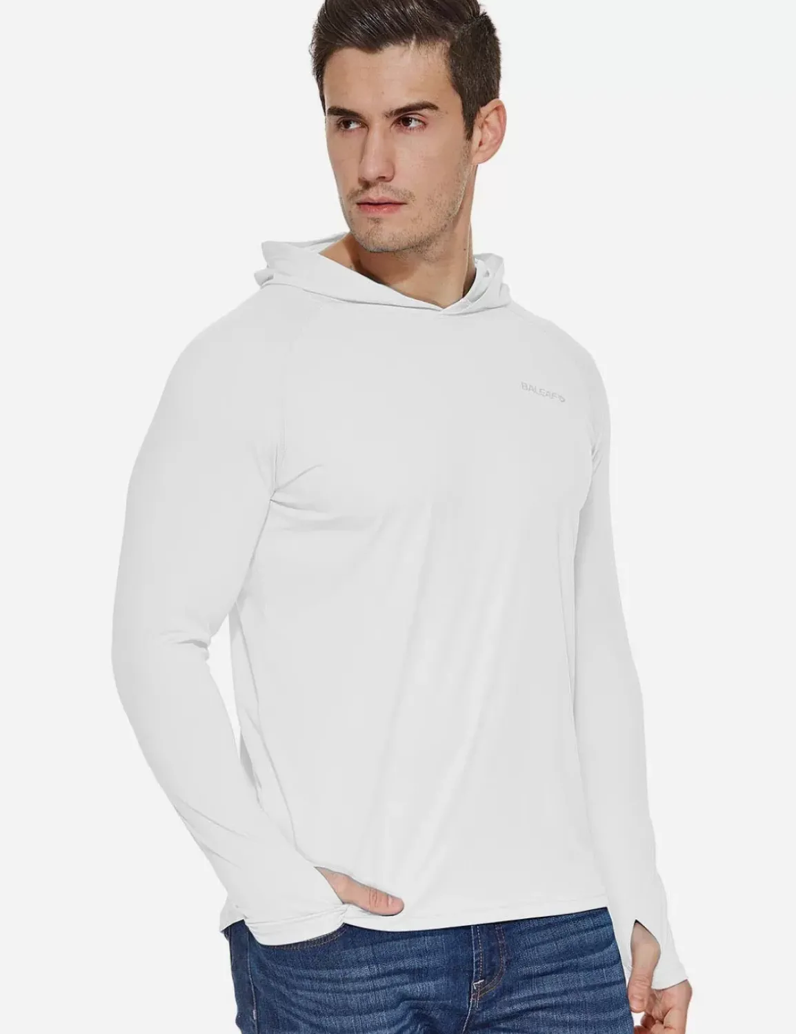 Baleaf Upf50+ Sun Hoodie^Men Long-Sleeved Shirts