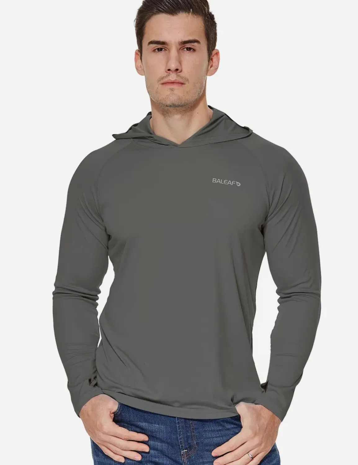 Baleaf Upf50+ Sun Hoodie^Men Long-Sleeved Shirts