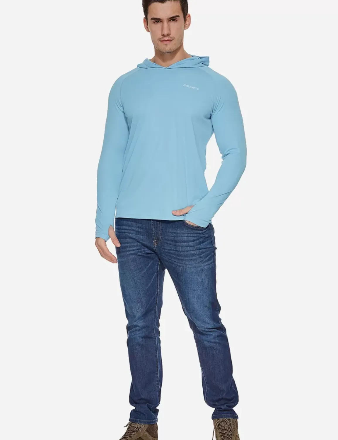 Baleaf Upf50+ Sun Hoodie^Men Long-Sleeved Shirts