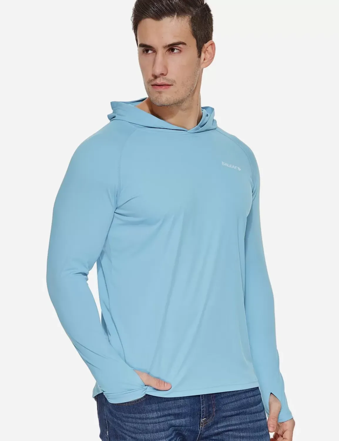 Baleaf Upf50+ Sun Hoodie^Men Long-Sleeved Shirts