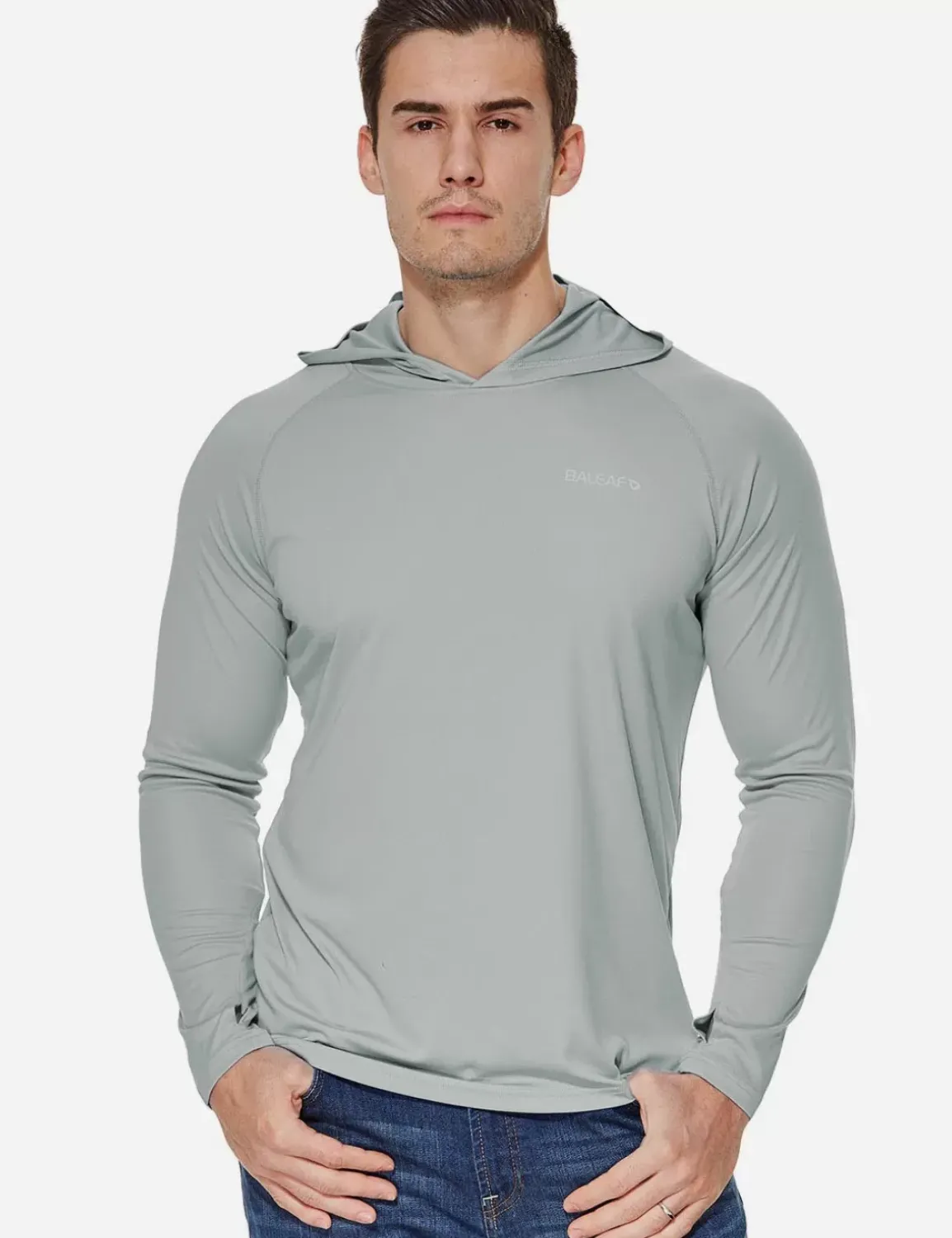 Baleaf Upf50+ Sun Hoodie^Men Long-Sleeved Shirts