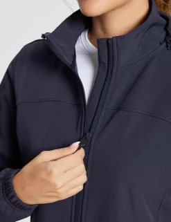 Baleaf Water-Resistant Hooded Softshell Windbreaker^Women Jerseys & Track Jackets