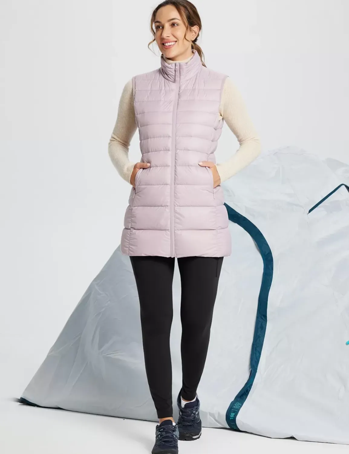 Baleaf Water-Resistant Puffer Sleeveless Jacket^Women Jerseys & Track Jackets