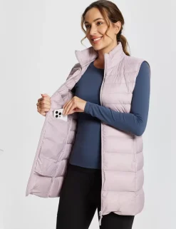 Baleaf Water-Resistant Puffer Sleeveless Jacket^Women Jerseys & Track Jackets