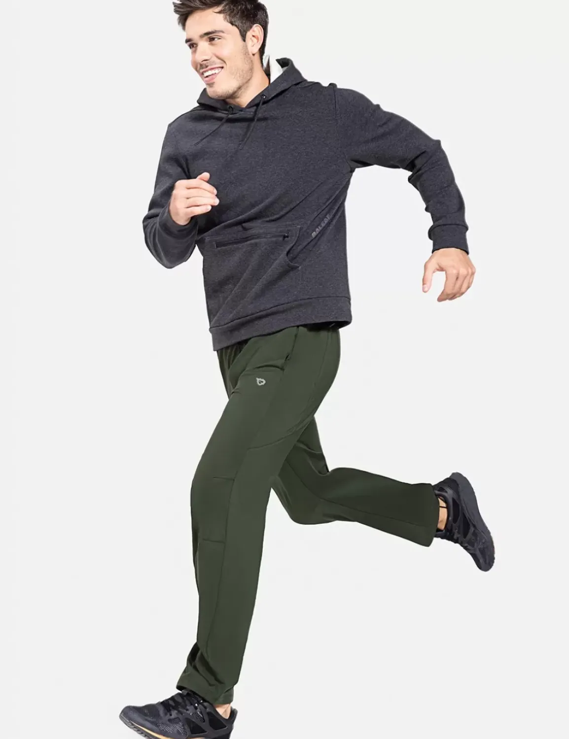 Baleaf Workleisure Thermal Water-Resistant Sweatpants^Men Fleece-Lined
